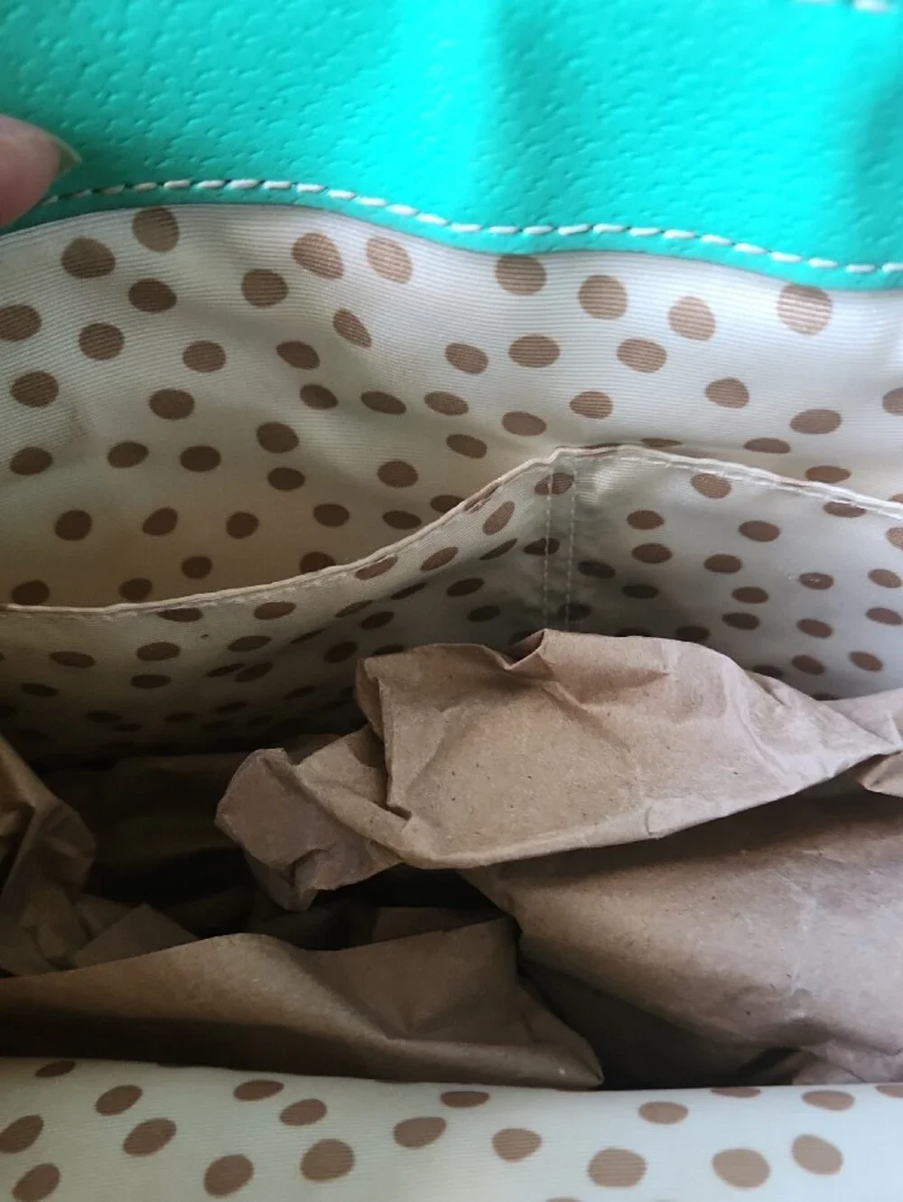 kate spade Teal Green Leather Top-Handle Tote